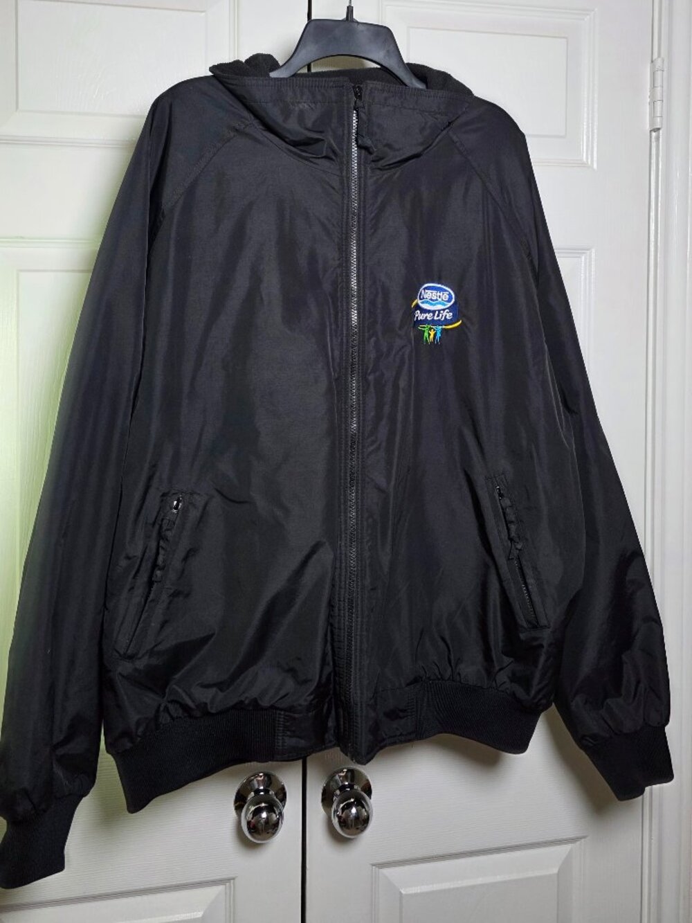 Port Authority Challenger Jacket Black Fleece Lined Heavy Coat 2XL Nestle Pure